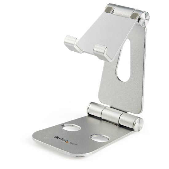 Image de StarTech.com Support pour Téléphone et Tablette - Support Universel Pliable pour Smartphones et Tablettes Support Ergonomique Réglable Multi-Angles pour Téléphone Portable, 10, ... (USPTLSTND)
