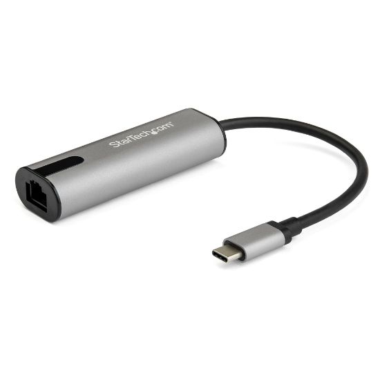 Image de StarTech.com Adaptateur 2.5GbE USB C vers Ethernet NBASE-T NIC - Réseau Multi-Vitesse USB 3.0 Type C 2.5/1 Gigabit/100 Mbps/Portable USB 3.1 vers RJ45/LAN Compatible TB3/MacBook ... (US2GC30)