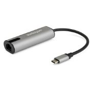 Image de StarTech.com Adaptateur 2.5GbE USB C vers Ethernet NBASE-T NIC - Réseau Multi-Vitesse USB 3.0 Type C 2.5/1 Gigabit/100 Mbps/Portable USB 3.1 vers RJ45/LAN Compatible TB3/MacBook ... (US2GC30)