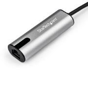 Image de StarTech.com Adaptateur 2.5GbE USB C vers Ethernet NBASE-T NIC - Réseau Multi-Vitesse USB 3.0 Type C 2.5/1 Gigabit/100 Mbps/Portable USB 3.1 vers RJ45/LAN Compatible TB3/MacBook ... (US2GC30)
