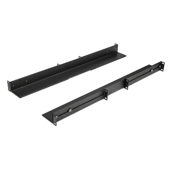 Image de StarTech.com Rails pour rack de serveur 1U - Support de montage universel - Ajustable à 99 cm (UNIRAILS1UB)