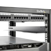 Image de StarTech.com Rails pour rack de serveur 1U - Support de montage universel - Ajustable à 99 cm (UNIRAILS1UB)
