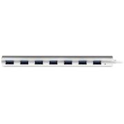 Image de StarTech.com Hub USB à 7 Ports avec Ethernet, USB-A, Gigabit Ethernet/GbE, USB 5Gbps, Design Robuste, Alimentation par Bus, Hub USB 3.0 Portable pour Ordinateur Portable (ST73007UA)