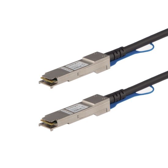 Image de StarTech.com Câble QSFP+ à connexion directe conforme aux normes MSA - Cordon DAC Twinax de 3 m (QSFP40GPC3M)