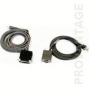 Image de Datalogic CAB-408 RS-232 Pwr Coil 9-Pin Fem Câble série (90A051891)