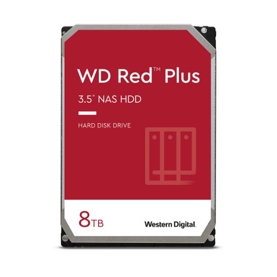 Image de Western Digital Red Plus Disque dur interne (WD80EFPX)