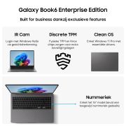Image de Samsung Galaxy Book6 Book6 16" W11Pro U5 16GB 512GB EE Gray Copilot+ PC Intel Core Ultra 5 325 Ordinateur portable 40,6 cm (16") WUXGA+ 16 Go LPDDR5x-SDRAM 1 To SSD Wi-Fi ... (NP764BJG-KA2BE)