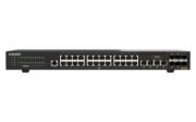 Image de QNAP commutateur réseau Géré L2 2.5G Ethernet (100/1000/2500) 1U Noir (QSW-M2130-4C2S24T)