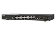 Image de QNAP commutateur réseau Géré L2 2.5G Ethernet (100/1000/2500) 1U Noir (QSW-M2130-4C2S24T)