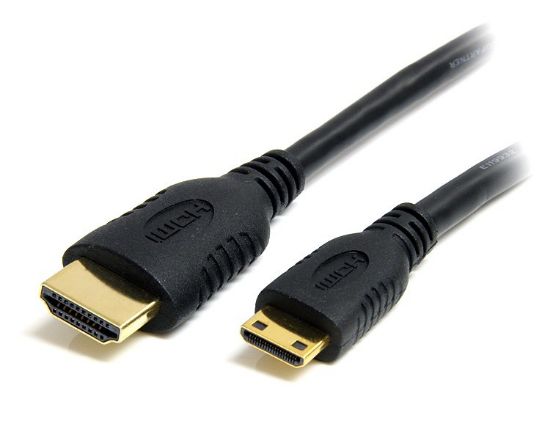 Image de StarTech.com Câble HDMI haute vitesse avec Ethernet 1 m - HDMI vers HDMI Mini - M/M (HDACMM1M)