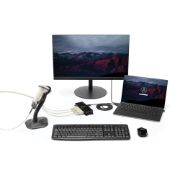 Image de StarTech.com Hub adaptateur USB vers série DB9 RS232 4 ports – Montage sur rail DIN industriel et mural (ICUSB2324I)