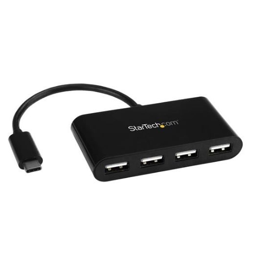 Image de StarTech.com Hub USB-C 4 ports - Mini-hub - USB-C vers 4x USB-A - USB 2.0 (ST4200MINIC)