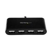 Image de StarTech.com Hub USB-C 4 ports - Mini-hub - USB-C vers 4x USB-A - USB 2.0 (ST4200MINIC)
