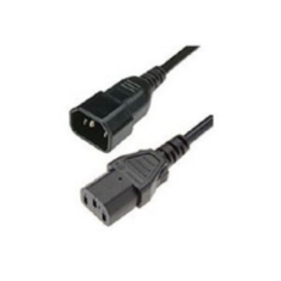 Image de HP E C13 - C14 WW 250V 10A Gray 0.7m Jumper Cord Cordon d'alimentation - Noir (A0K03A)