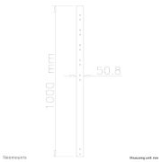 Image de Neomounts Tube d'extension pour support d'écran au plafond - h100 cm (FPMA-CP100BLACK)