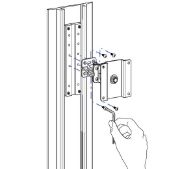 Image de Ergotron Série 100 Track Mount Bracket Kit Kit de montage - Aluminium (97-091)
