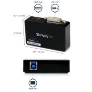 Image de StarTech.com Adaptateur vidéo multi-écrans USB 3.0 vers HDMI et DVI - Carte graphique externe - 2048x1152 (USB32HDDVII)