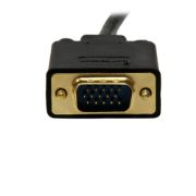 Image de StarTech.com Adaptateur DisplayPort vers VGA - Câble Display Port Mâle VGA Mâle 1920x1200 - Noir 4,5m (DP2VGAMM15B)