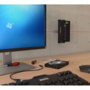 Image de StarTech.com Hub USB 3.0 à 7 ports - 5Gbps - Hub USB-A industriel en métal avec protection ESD et protection contre les surtensions de 350W - Montage sur rail DIN, mural ou s ... (ST7300USBME)
