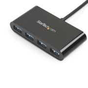 Image de StarTech.com Hub USB-C à 4 ports alimenté par bus - USB-C vers 4x USB-A - USB 3.0 - 5Gbps (HB30C4AB)