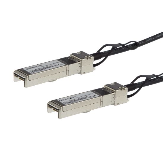 Image de StarTech.com Câble SFP+ à connexion directe conforme aux normes MSA - Cordon DAC Twinax de 1 m (SFP10GPC1M)