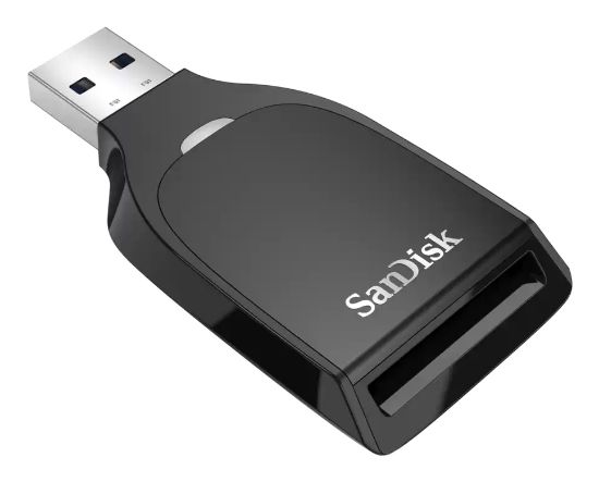 Image de SanDisk USB-A Reader, USB Type A 3.2 Gen 1, SD, read Up to 250 MB/s, write Up to 150 MB/s Lecteur de carte mémoire - Noir (SDDR-C731-GNANN)