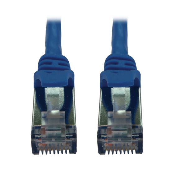 Image de Eaton Tripp Lite Cat6a 10G Snagless Shielded Slim STP Ethernet Cable (RJ45 M/M), PoE, Blue, 6 ft. (1.8 m) Câble de réseau - Bleu (N262-S06-BL)
