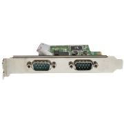 Image de StarTech.com Carte PCI Express à 2 ports série DB9 RS232 - Adaptateur PCIe série avec UART 16C1050 (PEX2S1050)