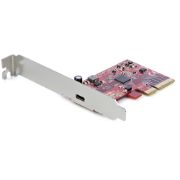 Image de StarTech.com Carte PCIe 1 port USB 3.2 Gen 2x2 - Carte Contrôleur USB-C SuperSpeed 20Gbps PCI Express 3.0 x 4 - Carte Adaptateur PCIe USB Type-C Additionnelle - Carte extensio ... (PEXUSB321C)