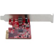 Image de StarTech.com Carte PCIe 1 port USB 3.2 Gen 2x2 - Carte Contrôleur USB-C SuperSpeed 20Gbps PCI Express 3.0 x 4 - Carte Adaptateur PCIe USB Type-C Additionnelle - Carte extensio ... (PEXUSB321C)