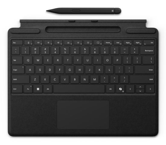 Image de Microsoft Surface Pro Keyboard with Slim Pen for Business - AZERTY - Noir (8X8-00146)