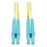 Image de Eaton Tripp Lite series 100G Duplex Multimode 50/125 OM5 LSZH Fiber Optic Cable (LC/LC), Lime Green, 25 m Câble de fibre optique - Vert,Citron vert (N820-25M-OM5)