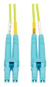 Image de Eaton Tripp Lite series 100G Duplex Multimode 50/125 OM5 LSZH Fiber Optic Cable (LC/LC), Lime Green, 25 m Câble de fibre optique - Vert,Citron vert (N820-25M-OM5)