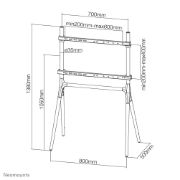 Image de Neomounts support au sol pour écran 37-70" (NM-M1000BLACK)