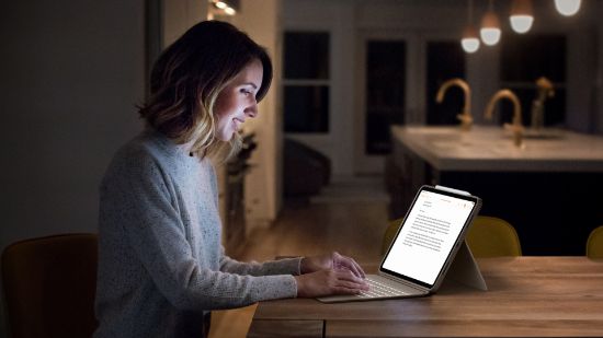 Image de Logitech Combo Touch Français Smart Connector Sable (920-010218)