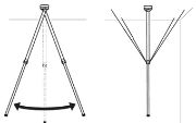 Image de Axis Fixation télescopique au plafond T91B50 Accessoire caméra de surveillance - Blanc (5507-451)
