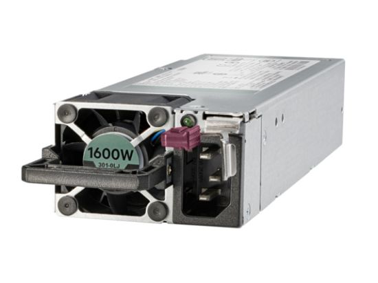 Image de HP E 1600W Flex Slot Platinum Hot Plug Low Halogen Power Supply Kit Unités dalimentation dénergie - Noir,Gris (830272-B21)