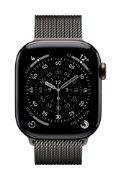 Image de APPLE Bracelet Milanais ardoise 42 mm - Gris (MXMP3ZM/A)