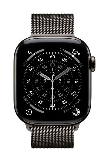 Image de APPLE Bracelet Milanais ardoise 42 mm - Gris (MXMP3ZM/A)
