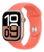 Image de Apple Bracelet Sport tangerine 46 mm - M/L - Orange (MDT64ZM/A)