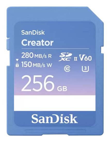 Image de Sandisk Creator Mémoire flash - Bleu (SDSDXEP-256G-GNCIS)
