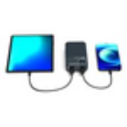 Image de Port Designs External USB-C battery 20,000 mAh, LCD display, 2x USB-A Quick Charge, USB-C & Micro USB input, 14.2 x 6.8 x 2.8 cm, 404 g Banque dalimentation électrique - Noir (907002)