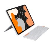 Image de Logitech Flip Folio - AZERTY - Gris clair (920-013832)
