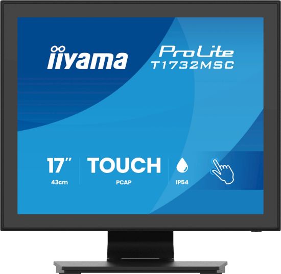 Image de iiyama ProLite écran plat de PC 43,2 cm (17") 1280 x 1024 pixels SXGA LED Écran tactile Noir (T1732MSC-B2S)