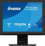 Image de iiyama ProLite écran plat de PC 43,2 cm (17") 1280 x 1024 pixels SXGA LED Écran tactile Noir (T1732MSC-B2S)