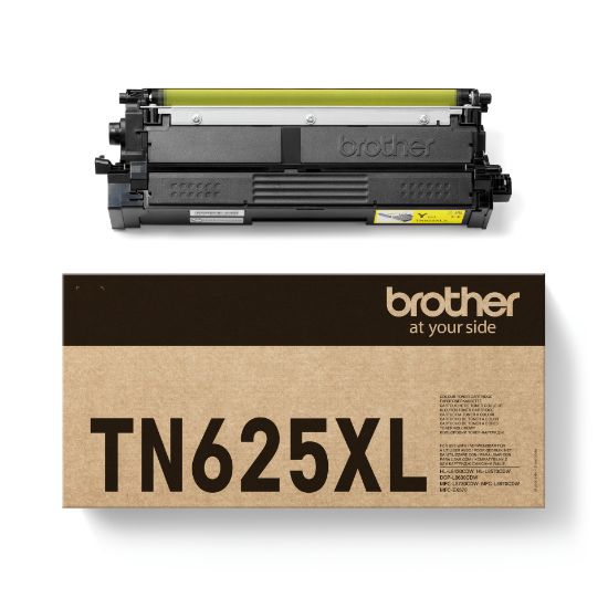 Image de Brother Cartouche de toner originale haute capacité - Jaune, f/ HL-L8430CDW, HL-L8570CDW, MFC-L8730CDW, MFC-L8970CDW (TN-625XLY)
