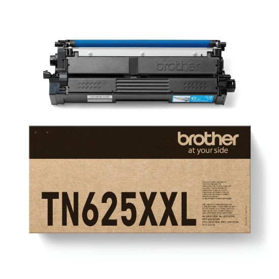 Image de Brother Cartouche de toner originale très haute capacité - Cyan, f/ HL-L8430CDW, HL-L8570CDW, MFC-L8730CDW, MFC-L8970CDW (TN-625XXLC)