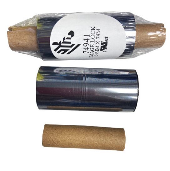 Image de Zebra Image Lock Resin ruban thermique 74 m Argent (74942)