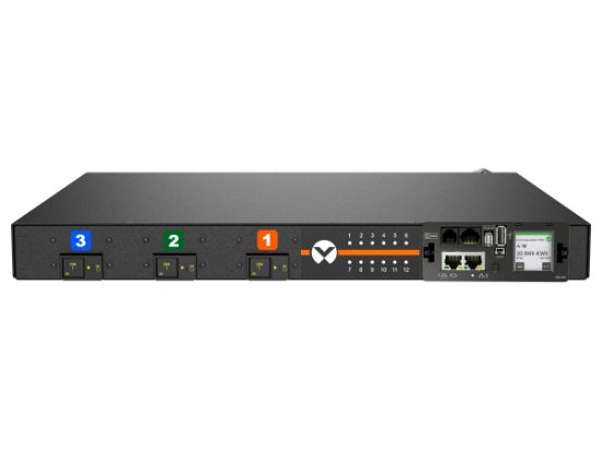 Image de Vertiv Geist DUU5M1R6-12CF17-1S02A0H00-S unité de distribution d'énergie 12 sortie(s) CA 0U Noir (VP7UU1A0)