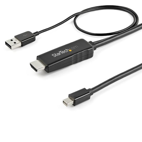 Image de StarTech.com Câble HDMI vers Mini DisplayPort - 2 m - 4k 30 Hz - Adaptateur HDMI à mDP (HD2MDPMM2M)